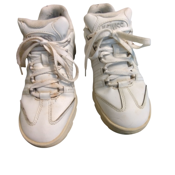 Used White Women's KSwiss Shoes Sneakers White Size 7 Ortholite - Picture 1 of 8